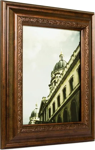 Vista 2 de Craig Frames Pompeya - Marco de fotos de bronce ahumado, 4 x 6 pulgadas