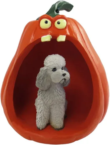 Vista 183 de Conversation Concepts Figura de Corgi galés de Halloween y calabaza Welsh Corgi Pembroke
