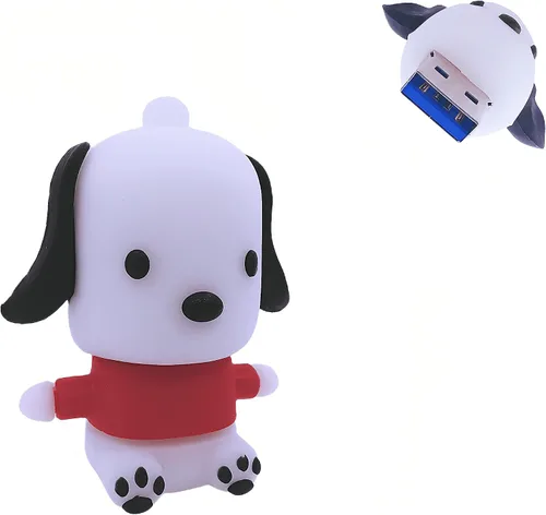Vista 8 de USB 3.0 Flash Drive - Pen drive con forma de lápiz labial, memoria de alta velocidad, collar brillante con bolsa de joyas, gran regalo, Rosado Heart