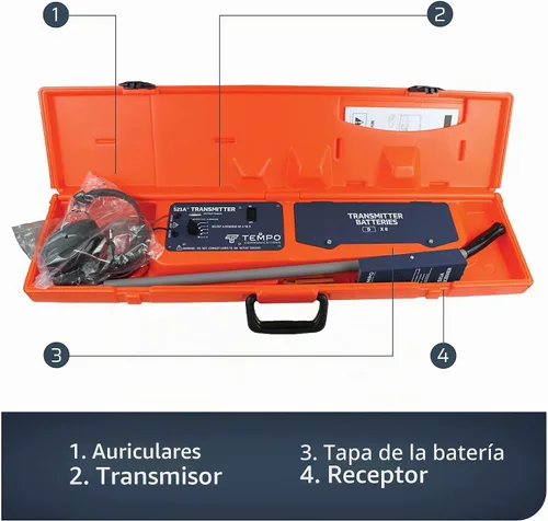 Vista 9 de TEMPO Communications 521A Herramienta Localizadora de Válvulas de Aspersores de Riego Trazador de Cables de Riego, Localizador de Cables