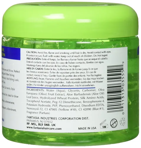 Vista 3 de Fantasia Ic Pulidor de cabello Olive Styling Gel con Sparkle Lites, 16 onzas