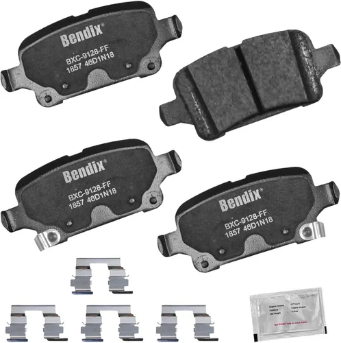 Vista 117 de Bendix Priority1 CFC154 - Juego de pastillas de freno de disco para Avanti II, Century, LeSabre, Regal, Riviera, chasis comercial, DeVille