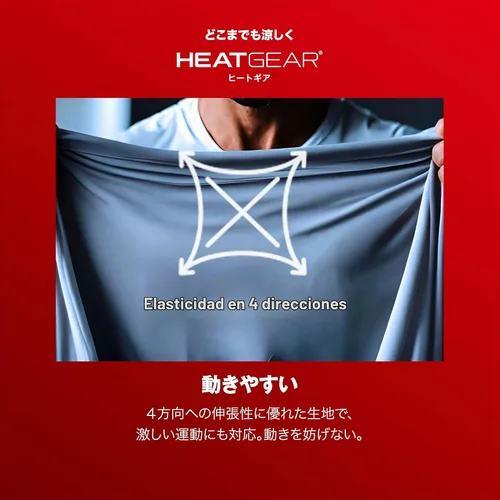Vista 5 de Under Armour - Camiseta de compresión HeatGear sin mangas para hombre Negro (001)/Blanco