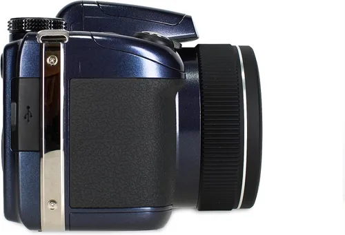 Vista 5 de Kodak PIXPRO AZ528 - Cámara digital (azul) Sensor de 16 MP, zoom óptico de 52x, lente gran angular de 0.945 in, óptica es y conectividad Wi-Fi