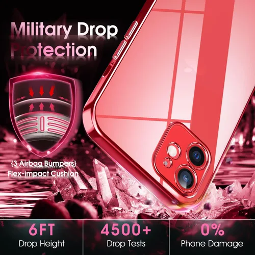 Vista 13 de Supdeal Funda cristalina transparente para iPhone 11, [No se amarillea] [Protección de la cámara] [Probado contra caídas de grado militar] Funda
