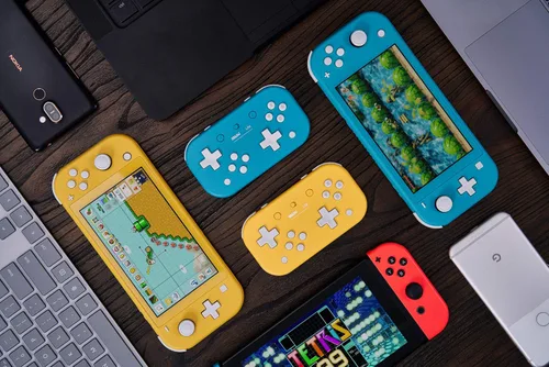 Vista 8 de 8Bitdo Lite Bluetooth Gamepad for Switch Lite, Switch & Windows (Yellow Edition)