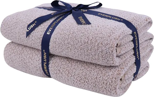 Vista 40 de Everplush Diamond Jacquard - Juego de 6 toallas de baño de lujo, súper suaves, de gran tamaño, altamente absorbentes y de secado rápido para baño