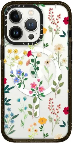 Vista 94 de CASETiFY Impact - Funda para iPhone 13 [protección contra caídas de 6.6 pies/compatible con Magsafe] Black Kingsnake, color negro transparente