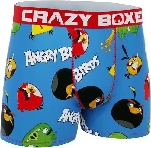 Vista 3 de CRAZYBOXER Calzoncillos tipo bóxer para hombre de Angry Bird Attack
