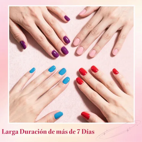 Vista 5 de OpenLive Juego de esmaltes de uñas de perfume de 20 colores, rojo, rosa, morado y verde, juego de esmaltes de uñas de secado rápido para mujeres