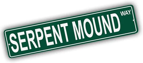 Vista 144 de Ohio Mountains Pick Your Mountain Compatible/repuesto para Acme Hill United States Mountain aluminio metal metal metal estilo letrero de calle