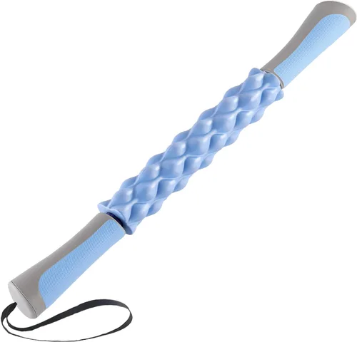 Vista 8 de Rodillo de masaje muscular - Pistola de fascia de tejido profundo para alivio del dolor miofascial, drenaje linfático y escultura corporal