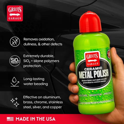 Vista 3 de Griot's Garage Pulidor de Metal Cerámico para Detallado de Automóviles, Restaurador y Removedor de Oxidación para Aluminio, Latón, Cromo, Acero