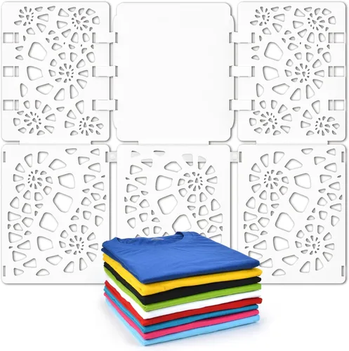 Vista 9 de BoxLegend Carpeta para camisa V1-Plus, tablero plegable para camiseta, carpeta para ropa, fácil y rápida para doblar ropa para adultos y niños, negro