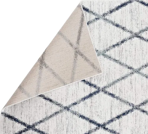 Vista 6 de LUXE WEAVERS Alfombra geométrica de diamante marfil 5x7