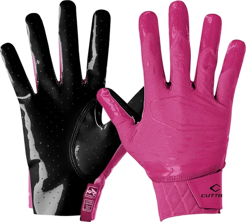 Vista 11 de Cutters Rev Pro - Guantes de fútbol para hombre, con agarre ultra adhesivo, para adultos, 1 par