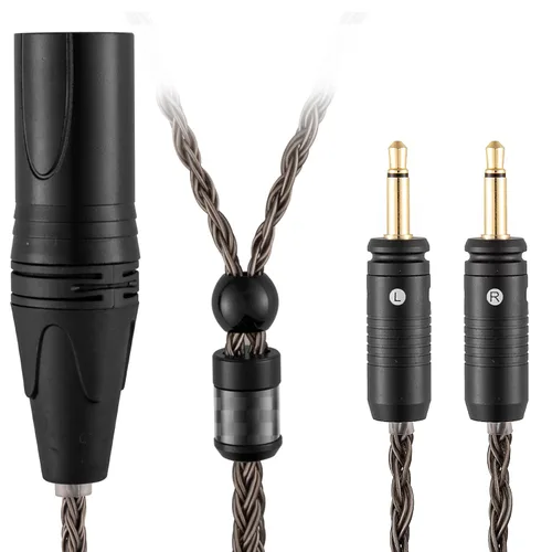 Vista 11 de Cable equilibrado de 0.098 pulgadas compatible con auriculares Focal Clear MG, Stellia, Celestee, Elear, Elegia, Elex, Radiance para cable focal