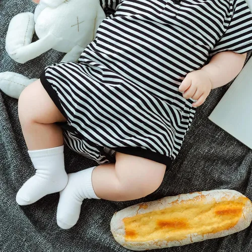Vista 2 de Calcetines para bebé, calcetines blancos para recién nacidos y bebés, paquete de 15 (0-33-66-12 meses), bautismo y bautizo, niñas y niños