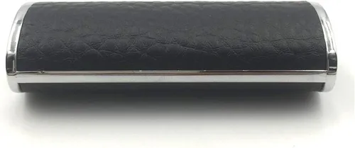 Vista 7 de Metal negro cuero encendedor caso cubierta titular para BIC tamaño completo encendedor tipo J6