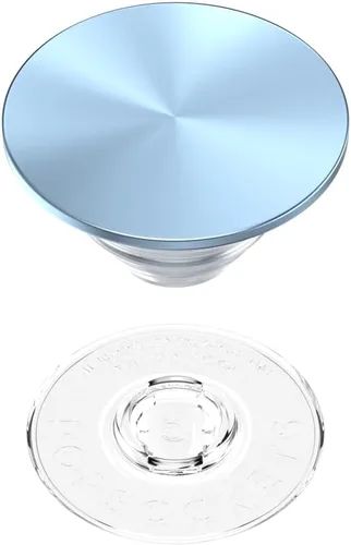 Vista 4 de PopSockets - Agarre para teléfono con soporte expandible, agarre adhesivo, suspiro azul