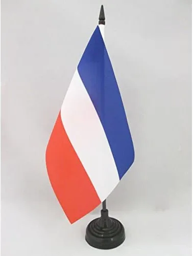 Vista 196 de AZ FLAG Aland Table Flag 4x6 in 100D Polyester Plastic Base Indoor use Finnish 15x10 cm desk flag stitched finish with reinforced edges with