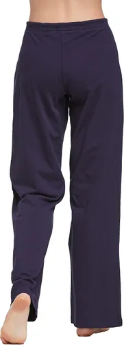 Vista 2 de CYZ - Pantalones de pijama de algodón elástico para mujer, color gris