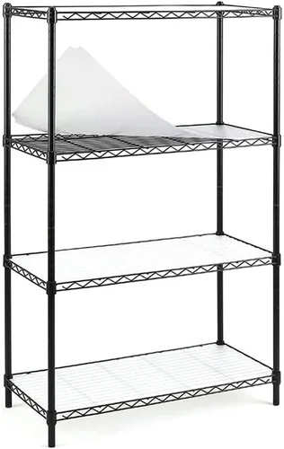 Vista 10 de EFINE - Estantería cromada de 5 estantes con 5 estantes, estantes ajustables de alambre de acero resistente NSF, capacidad de carga de 350 libras