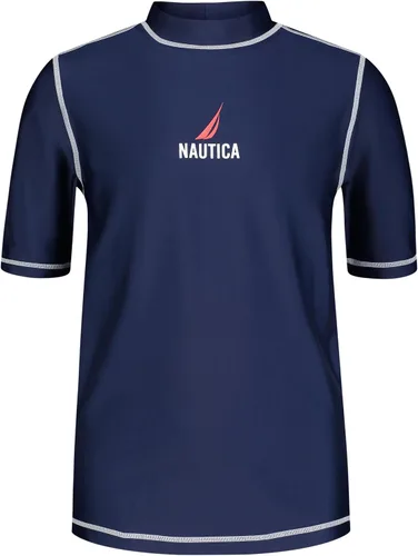 Vista 3 de Nautica Camiseta de natación de manga corta para niños con protección solar UPF 50+