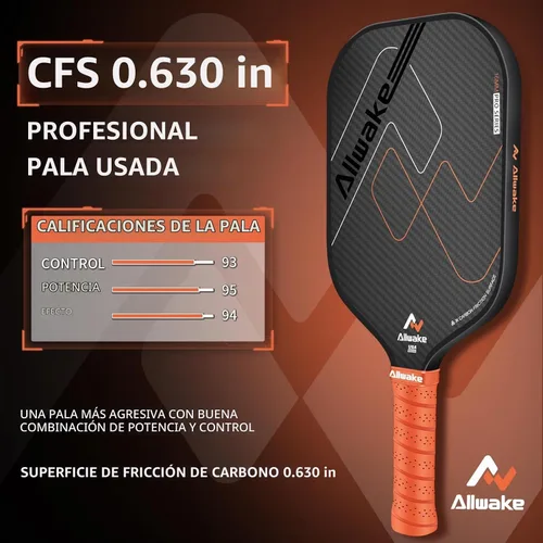 Vista 2 de Pickleball Paddles, 3k Raw Carbon Fiber, USA Pickleball Approved
