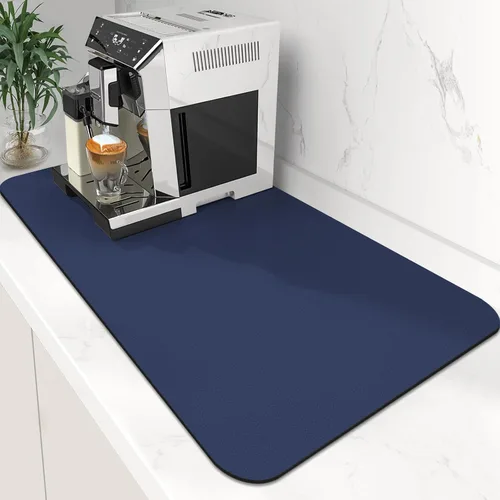 Vista 20 de Tapete de café súper absorbente para secar platos, tapete para barra de Caqui