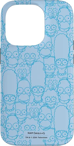 Vista 17 de Funda con estampado de personajes de The Simpsons Springfield para iPhone 16