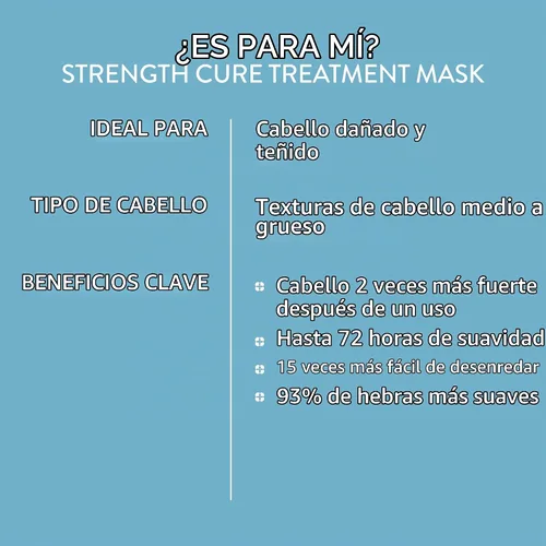 Vista 10 de Pureology Strength Cure Treatment Mask - Para cabello dañado