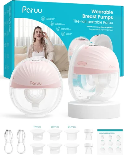 Vista 8 de Paruu P10 Válvulas de pico de pato y diafragma de silicona, piezas originales del extractor de leche P10, accesorios de repuesto para extractor