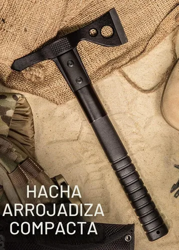 Vista 3 de SOG Specialty Knives & Tools F06TN-CP hacha de acero con hoja de 2 pulgadas y vaina de nailon color negro