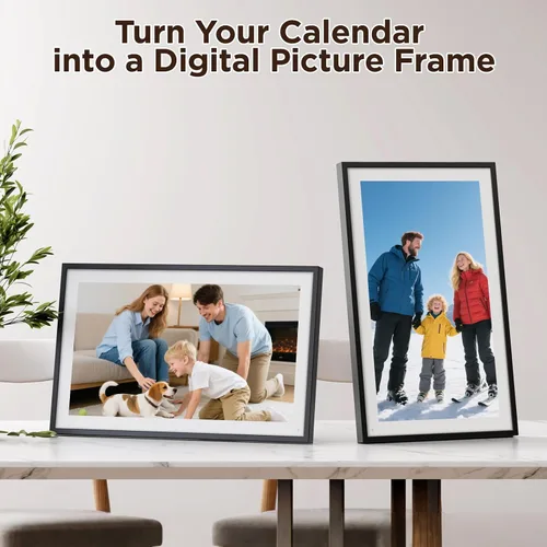 Vista 4 de LOOFII Calendario Digital Inteligente de 10.1 Pulgadas – Planificador Familiar y Calendario con Pantalla Táctil HD, Tabla de Tareas y Planificador
