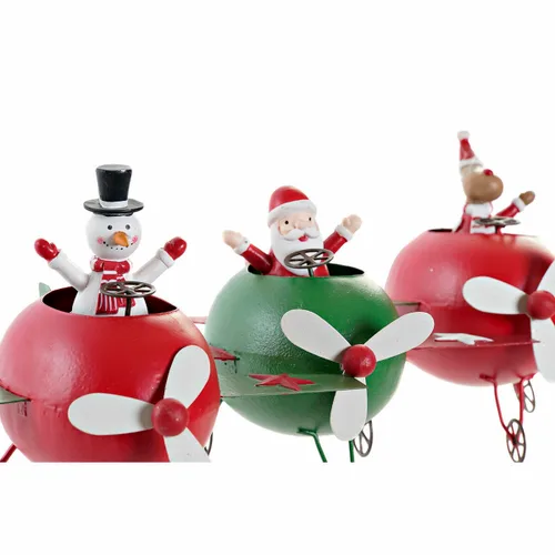 Vista 3 de Adorno Navideño DKD Home Decor Metal Reno (19 x 14 x 13 cm) (3 pcs)