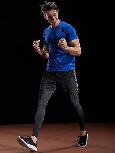 Vista 6 de Neleus Camisetas deportivas de malla para hombre
