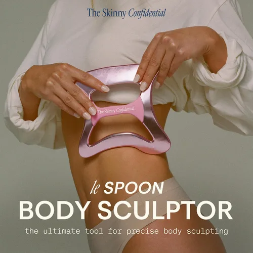 Vista 2 de The Skinny Confidential Le Spoon Herramienta de escultura corporal, raspador muscular y herramienta de masaje para escultor corporal, tratamiento