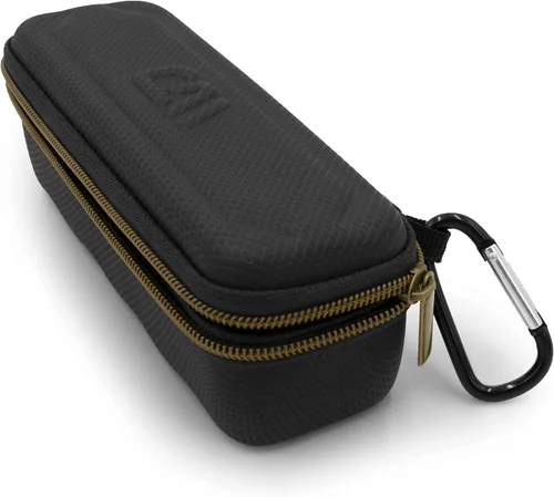 Vista 6 de CASEMATIX Funda de micrófono compatible con modelos de micrófono con cable de hasta 6.75 pulgadas máximo, funda de micrófono ultra compacta