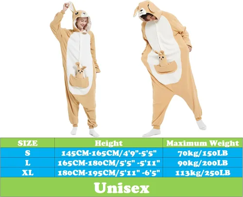 Vista 4 de III HHONS Onesies - Pijama de animales para mujereshombres, disfraz de adulto, Halloween, cosplay, ropa de dormir de Navidad para adolescentes