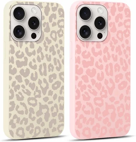 Vista 22 de Paquete de 2 fundas de teléfono con bonito estampado de guepardo para iPhone 7/8/SE 2020 / SE 2022 de 4.7 pulgadas, diseño de leopardo de lujo