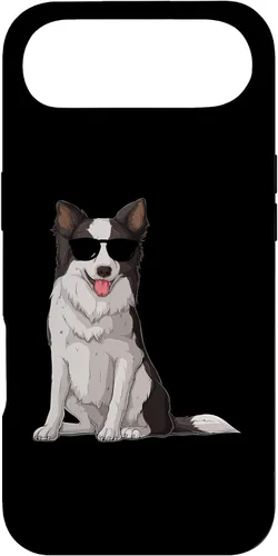 Vista 27 de Border Collie With Sunglasses Funny Border Collie Owner Dog Case for iPhone 16