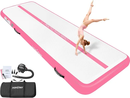 Vista 11 de VOFiTNY Colchoneta inflable de gimnasia con bomba para entrenamiento