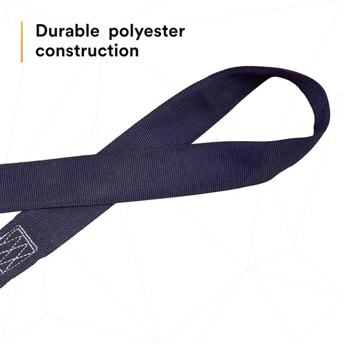 Vista 5 de 3M DBI-SALA 2100050 Correa de anclaje de hormigón con anillo en D en un extremo, bucle en el otro extremo, 42 pulgadas, azul/gris