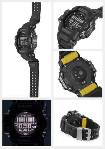 Vista 5 de G-SHOCK CASIO Master of G - Land Rangman GPR-H1000-1JR reloj negro para hombre (producto genuino nacional de Japón)