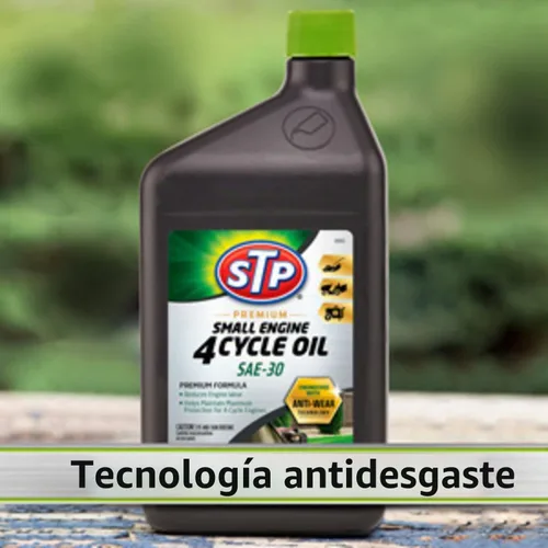 Vista 2 de STP Fórmula de Aceite Premium para Motor Pequeño de 4 Ciclos, Aceite SAE-30 para Motor Pequeño, Cuidado del Motor Reduce el Desgaste