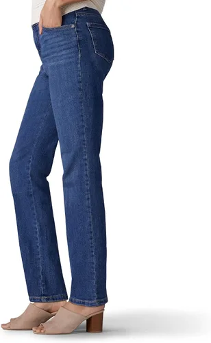Vista 2 de Lee Legendary - Jeans de pierna recta y tiro medio para mujer