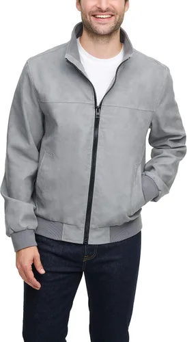 Vista 8 de Tommy Hilfiger Chaqueta bomber de piel sintética para hombre