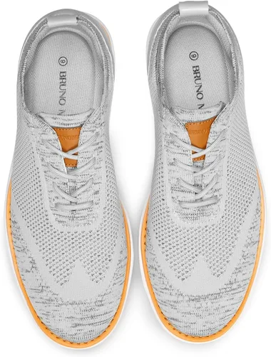 Vista 3 de Bruno Marc Zapatillas de malla para hombre Oxfords ligeras