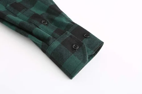 Vista 5 de Mens Buffalo Plaid Shirts Long Sleeve Flannel Shirt for Men Lumberjack Shirt